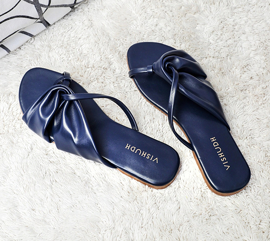 vishudh-women-solid-navy-blue-open-toe-flats